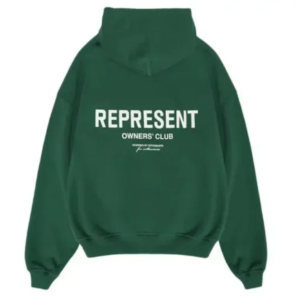 Represent Green Hoodie 1